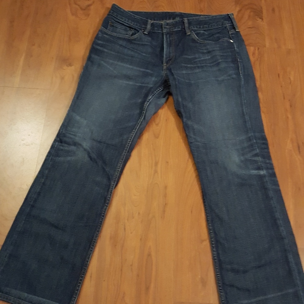 Bonobos men's bootcut jeans light wash 34X30